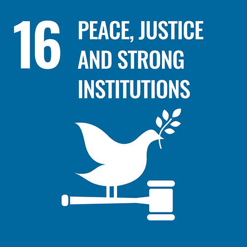16Peace, justice and strong institutions